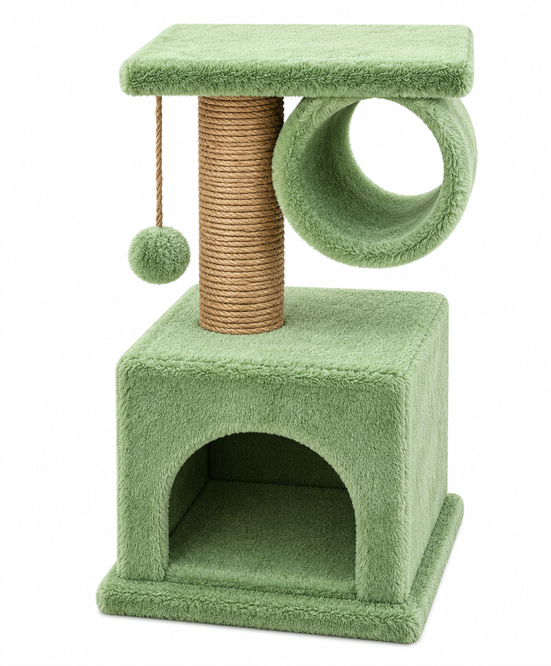 Mint Cozy Cat Tree