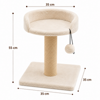Cozy cat perch and scratcher